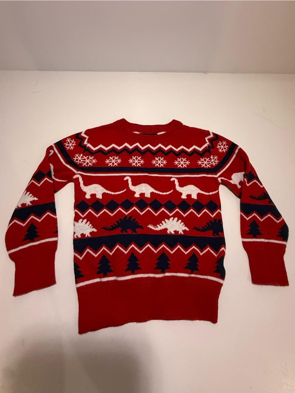 Andy & Evan 2T Dinosaur Christmas Knit Sweater 🦖🎄